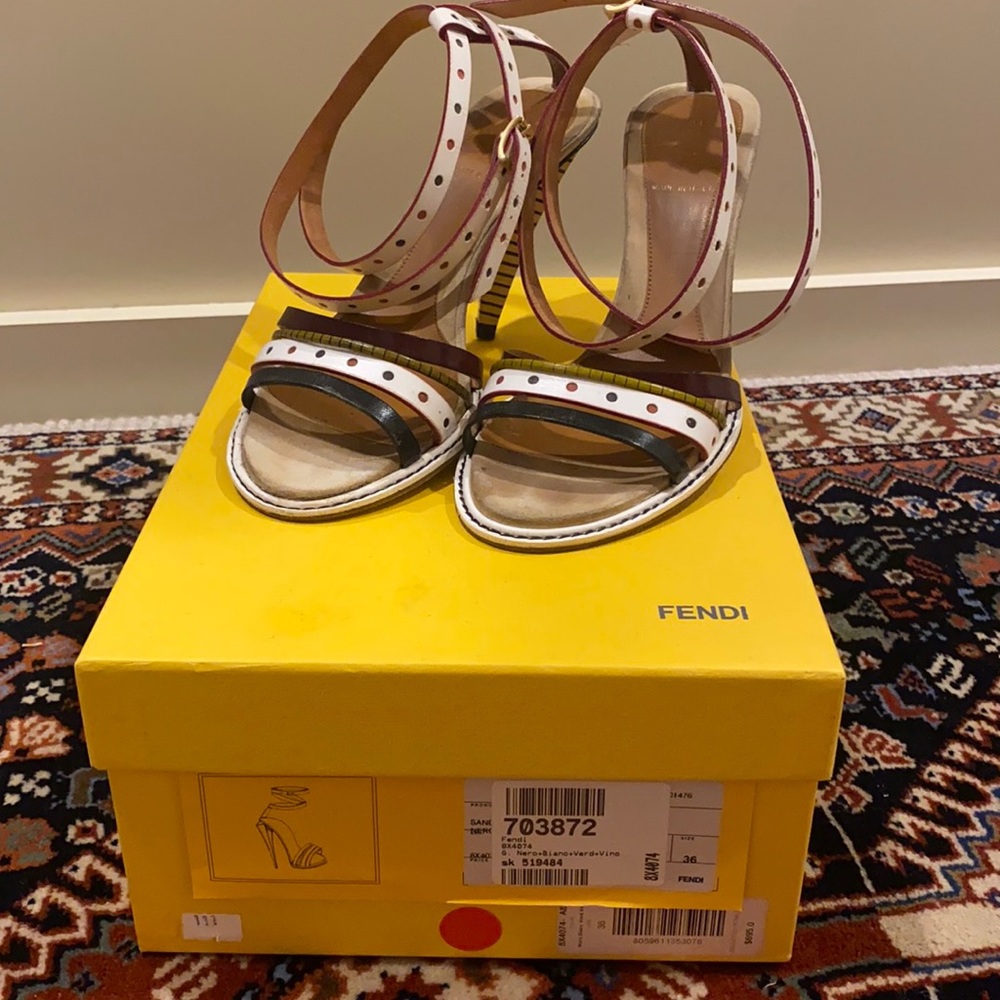 Fendi sandals with box